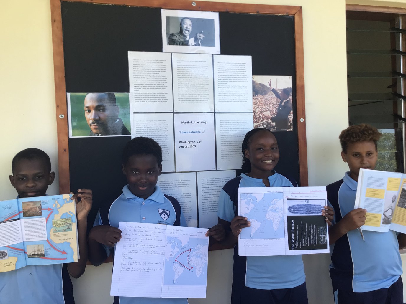 This term Year 8 are studying the African Peoples of the Americas. On Monday they learn about MLK's famous 'I have a Dream' speech..jpeg